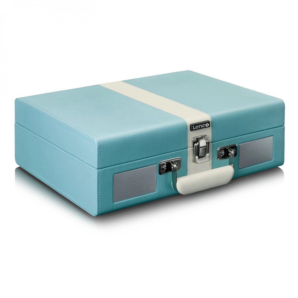 Lenco TT-110 Suitcase Turntable With BT And Built-In Speakers, Blue - Image 2