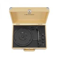 Crosley Cruiser Deluxe Portable Turntable With Bluetooth Out, Fawn