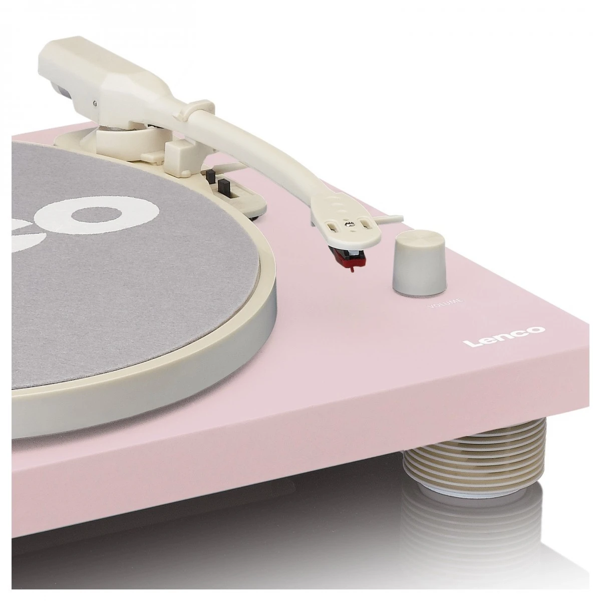 Lenco LS-50PK Turntable With Built-In Speakers, Pink - Image 6