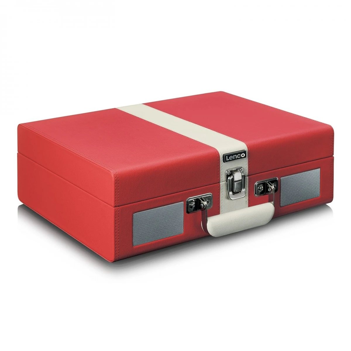Lenco TT-110 Suitcase Turntable With BT And Built-In Speakers, Red - Image 2