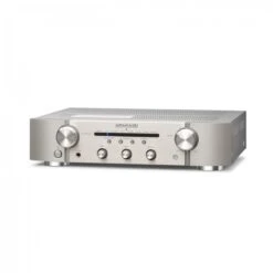 Marantz PM6007 Amp Silver W/ B&W 603 S2 Anniversary Speakers, Black