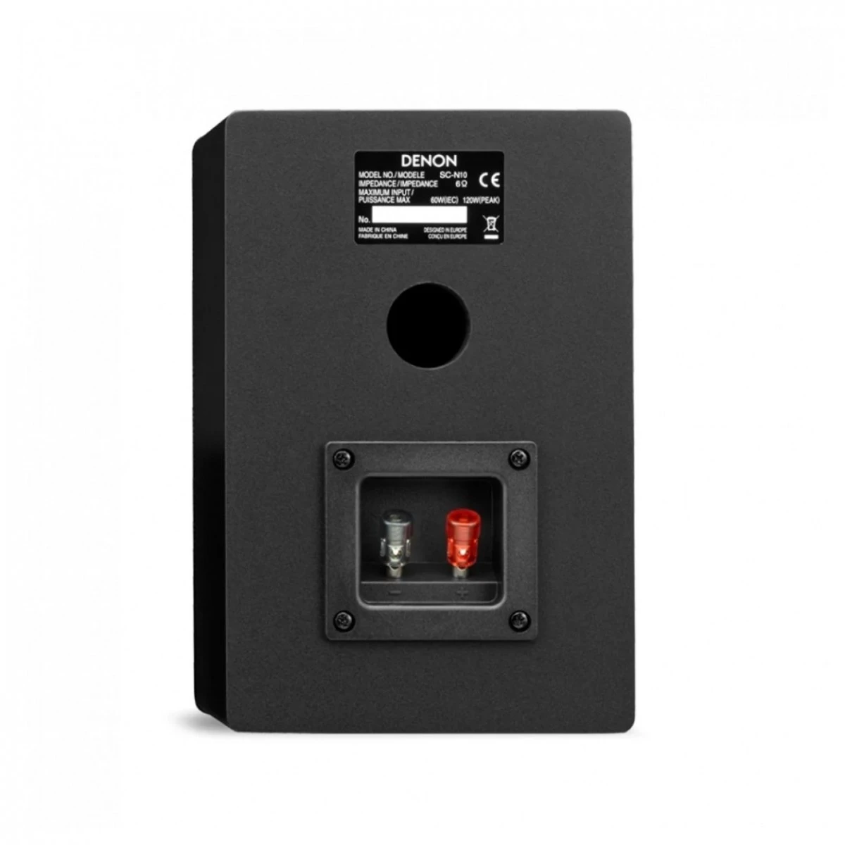 Denon RCD-M41 DAB Amp Silver With Denon SCN10 Speakers, Black - Image 6