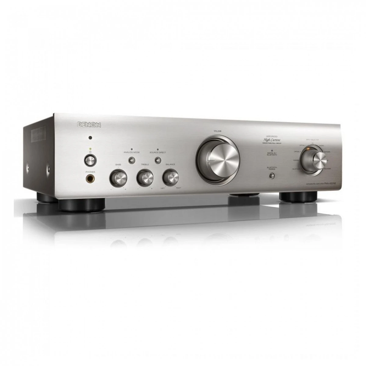 Denon PMA-600NE, Silver W/ Monitor Audio Bronze 500, Urban Grey - Image 2
