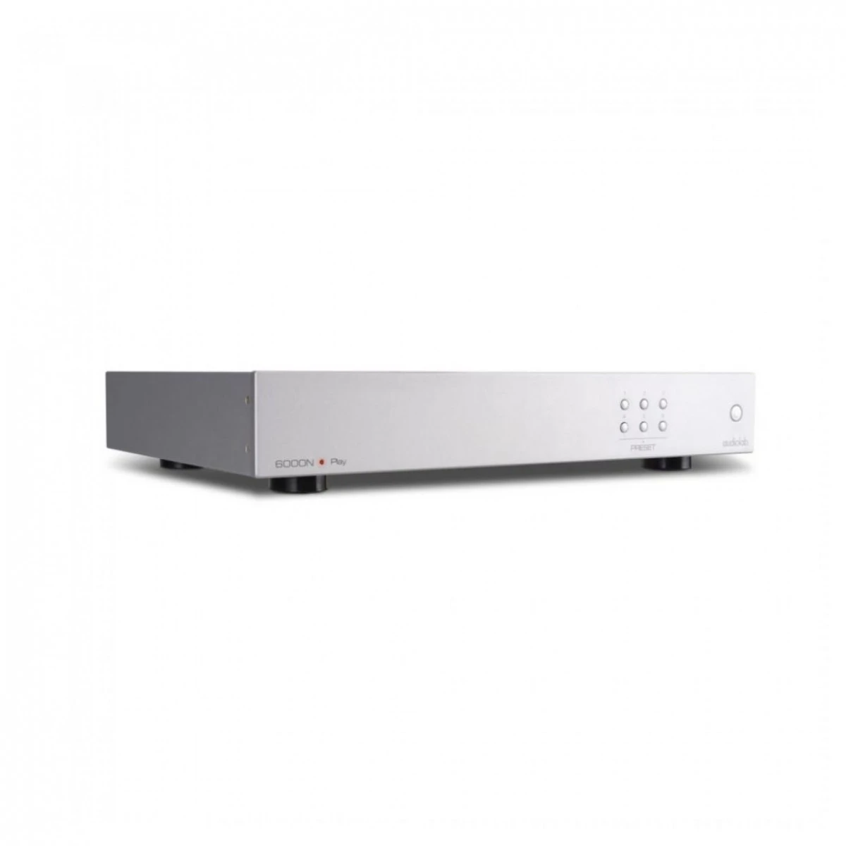 Audiolab 6000A Stereo Amp & 6000N Audio Streamer, Silver HiFi Package - Image 4