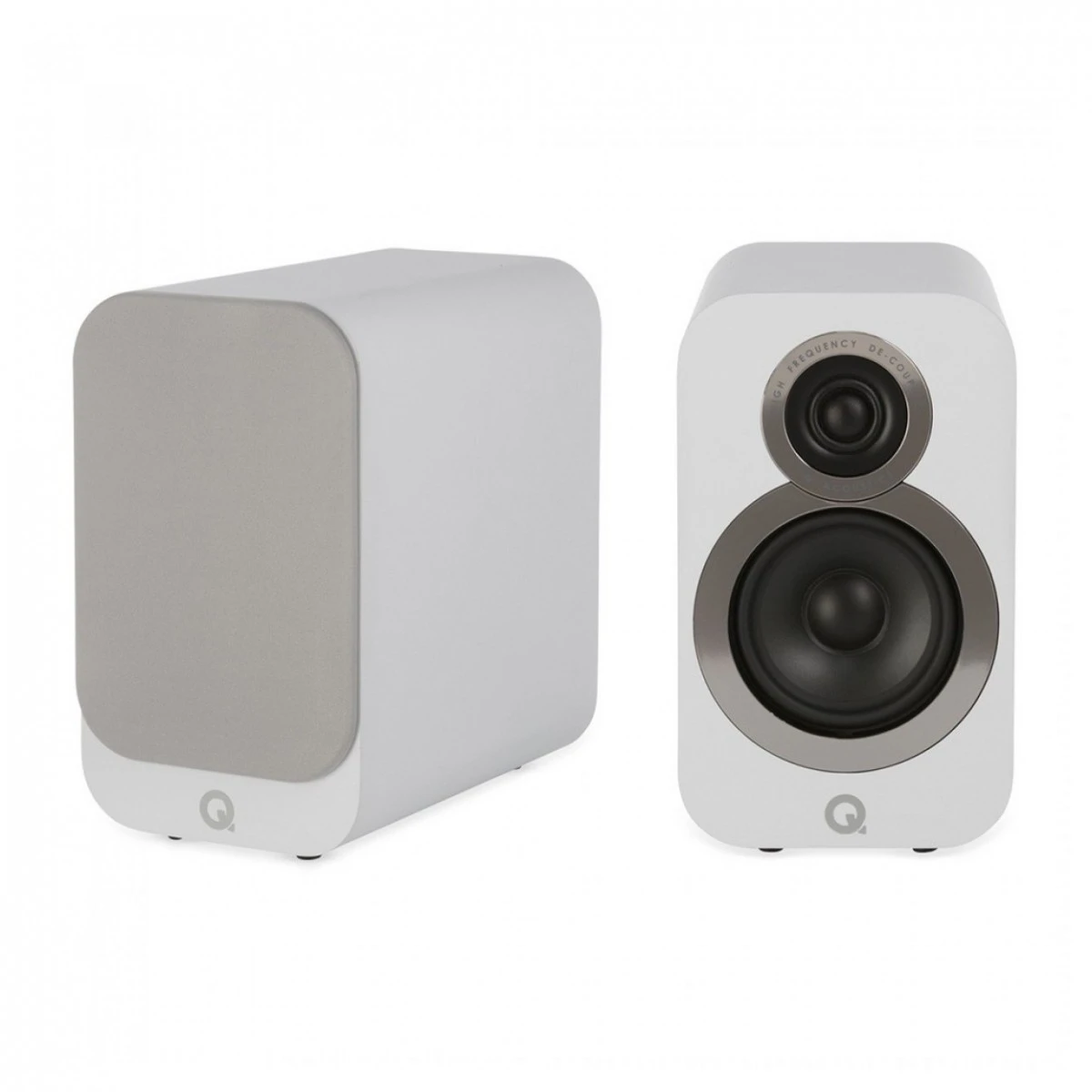 Marantz PM6007 Amp, Silver & 3010i Speakers, White Hi-Fi Package