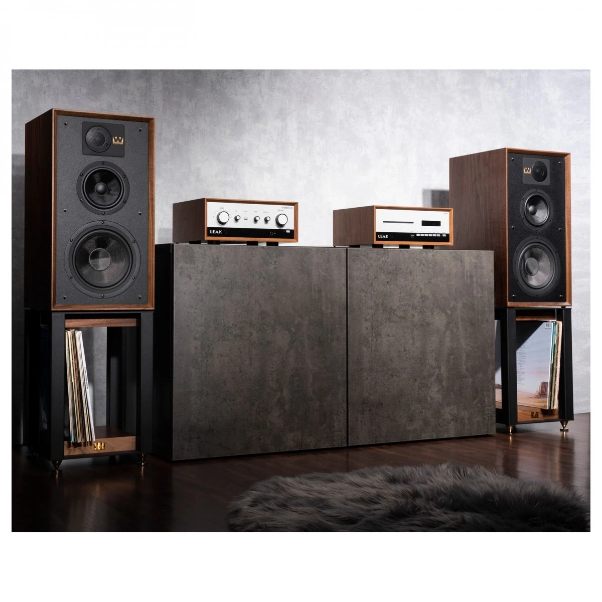 LEAK And Wharfedale Linton, Walnut Full HiFi Package - Image 3