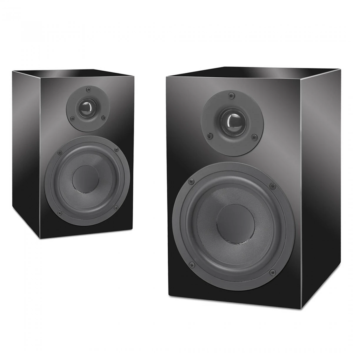 Pro-Ject Juke Box E Speaker Box 5 Turntable Speaker Bundle, Black - Image 3