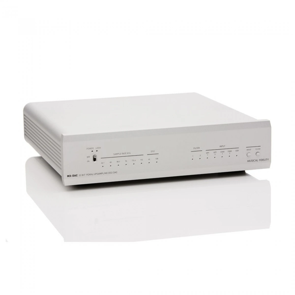 Musical Fidelity MX-DAC Digital To Analogue Converter, Silver