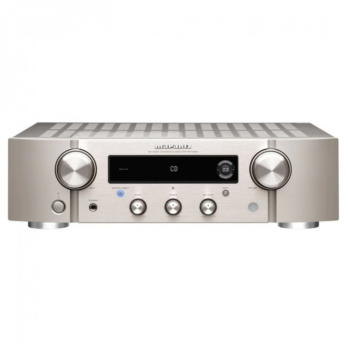 Marantz PM7000N Streaming Amplifier, Silver With Free Cable Pack - Image 2
