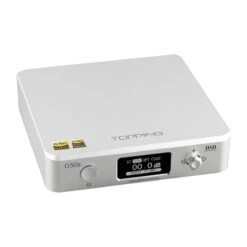 Topping D50S Desktop DAC, Silver
