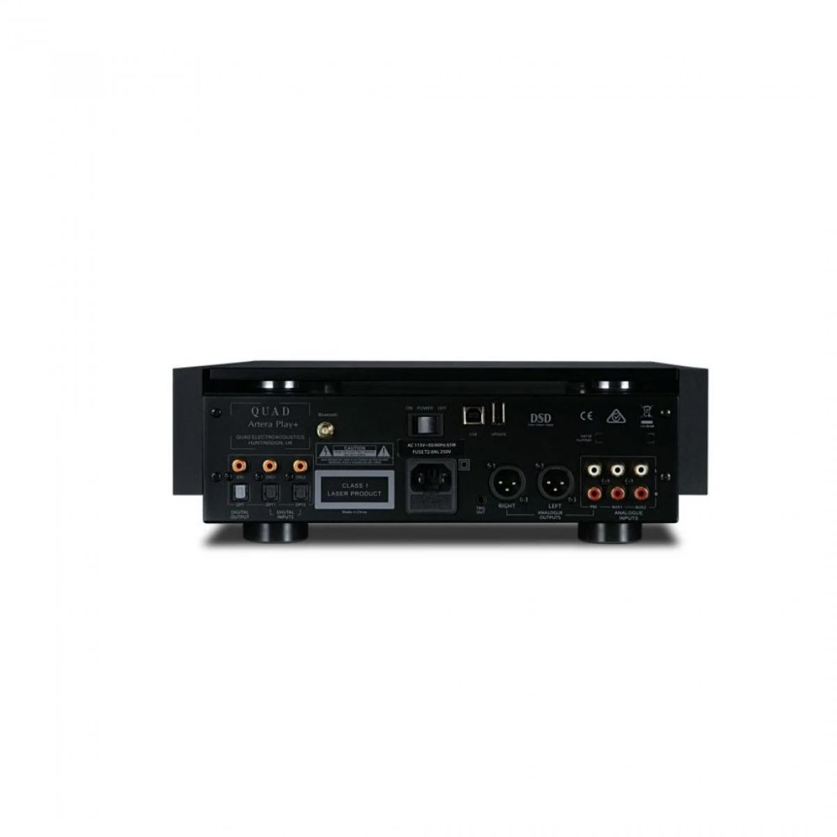 Quad Artera Play+ CD Player W/ DAC, Black - Image 3