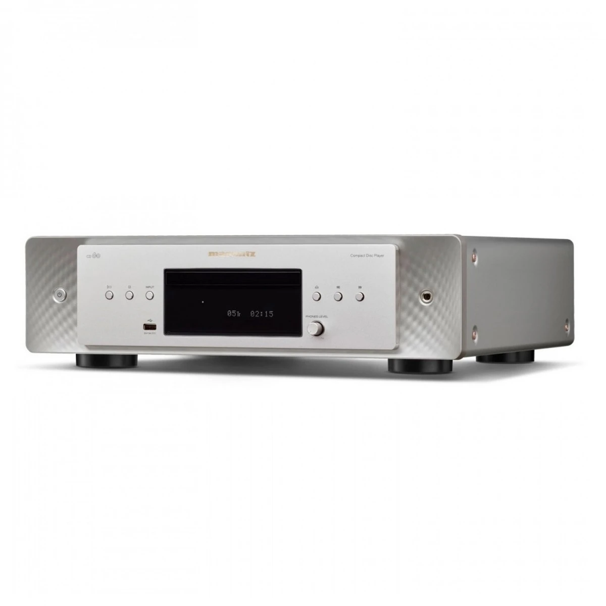 Marantz CD60 CD Player, Silver With Free Phono Cable