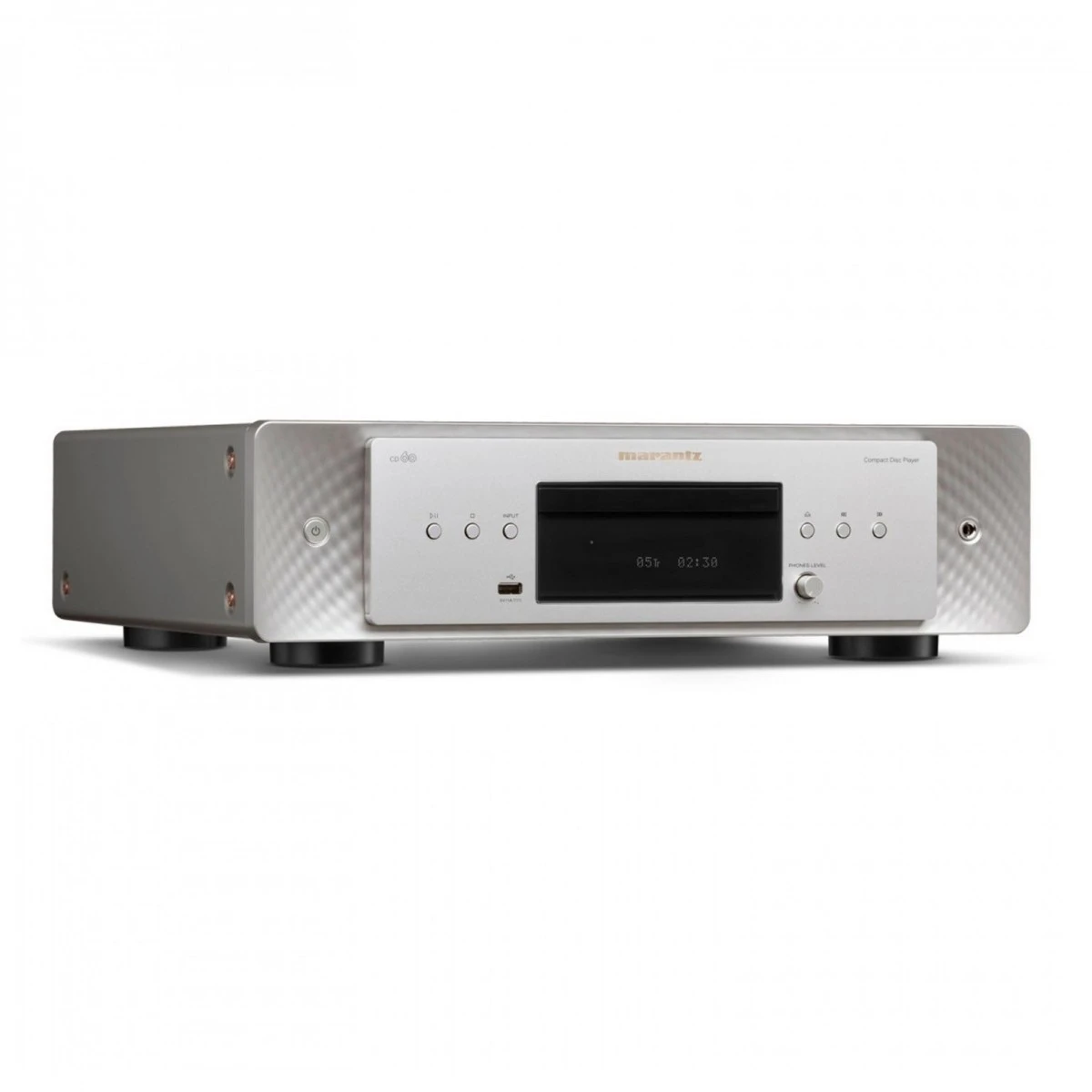 Marantz CD60 CD Player, Silver With Free Phono Cable - Image 2