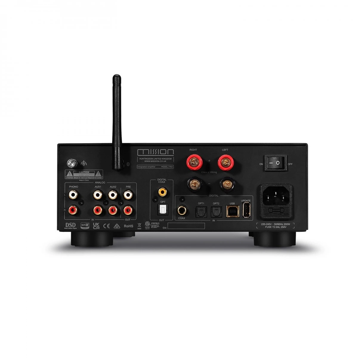 Mission 778x Integrated Amplifier With Bluetooth, Black - Image 4