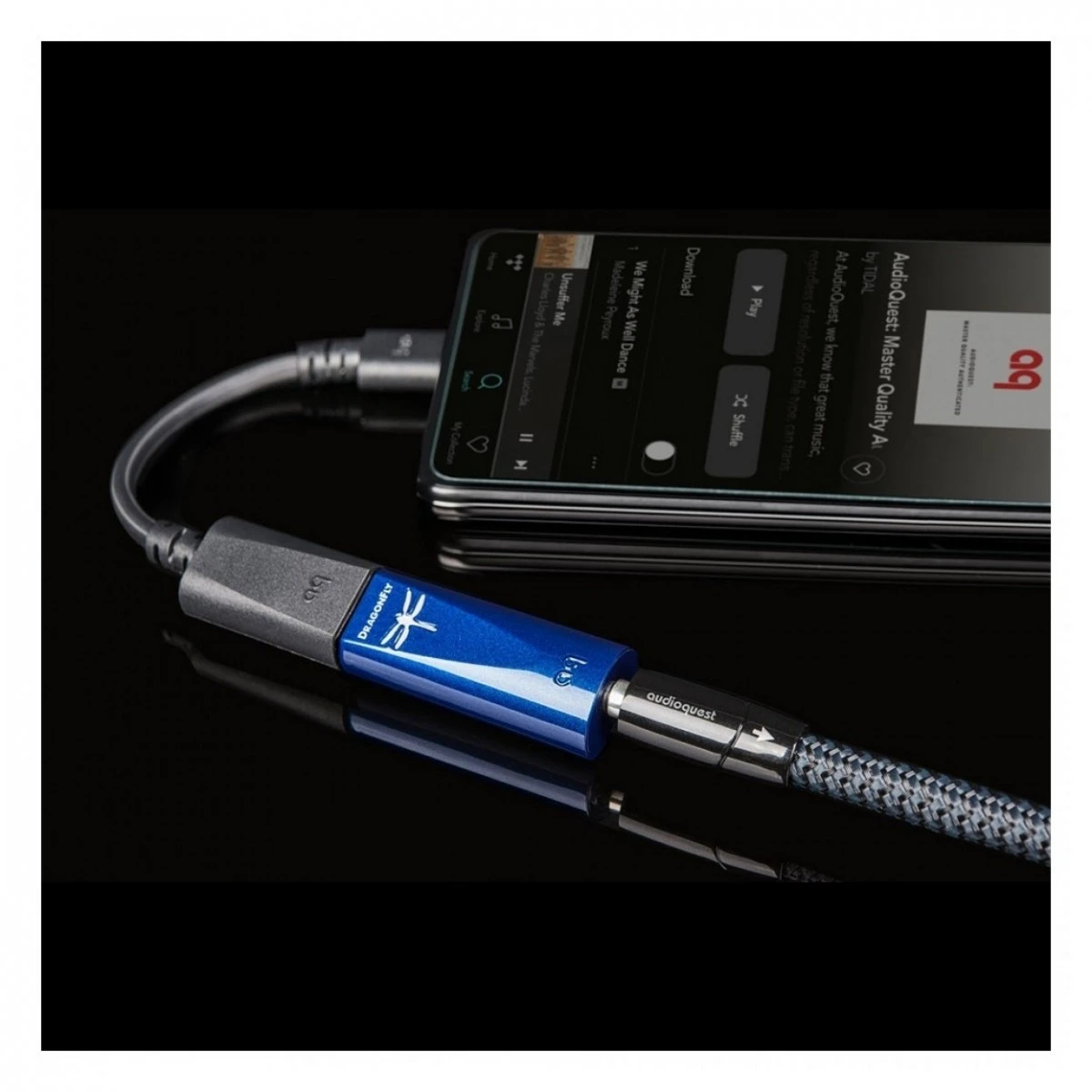 AudioQuest Dragonfly Cobalt & Wired Headphones Bundle - Image 3