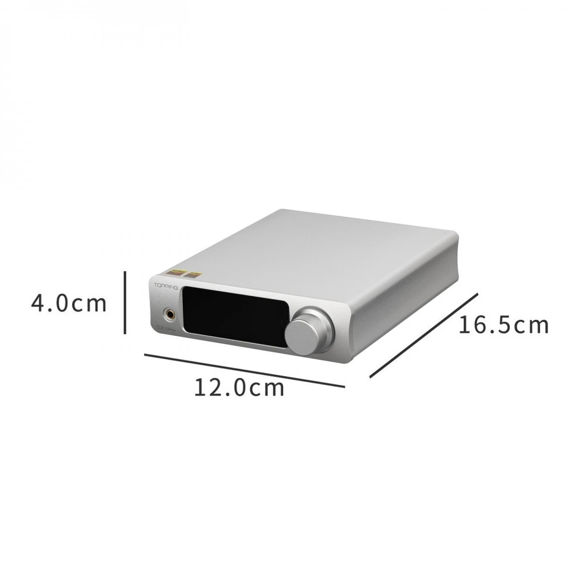 Topping DX3 Pro+ DAC And Headphone Amplifier, Silver - Image 4