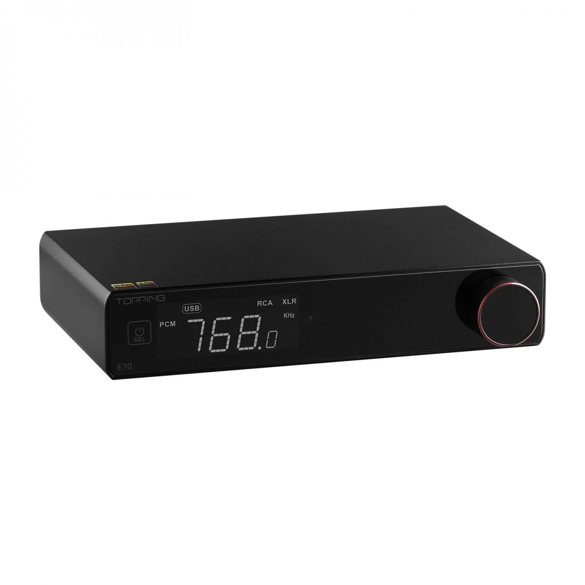Topping E70 Velvet Desktop DAC, Black - Image 2