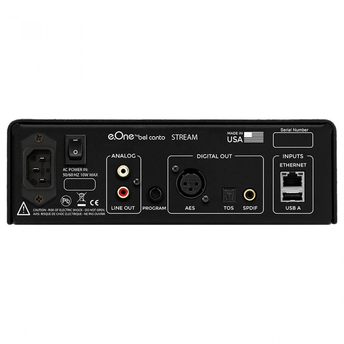 Bel Canto E.One Stream Network Bridge, Black