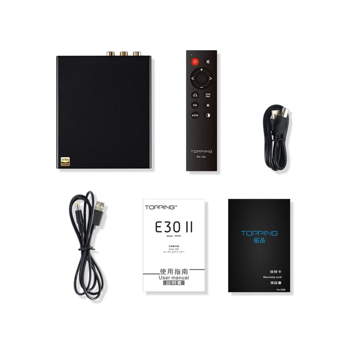 Topping E30 II Desktop DAC, Black - Image 4