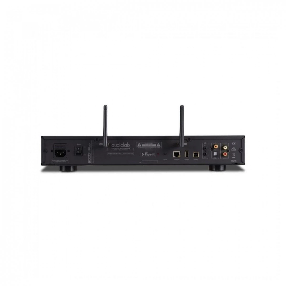 Audiolab 6000A Stereo Amp & 6000N Audio Streamer, Black HiFi Package - Image 3