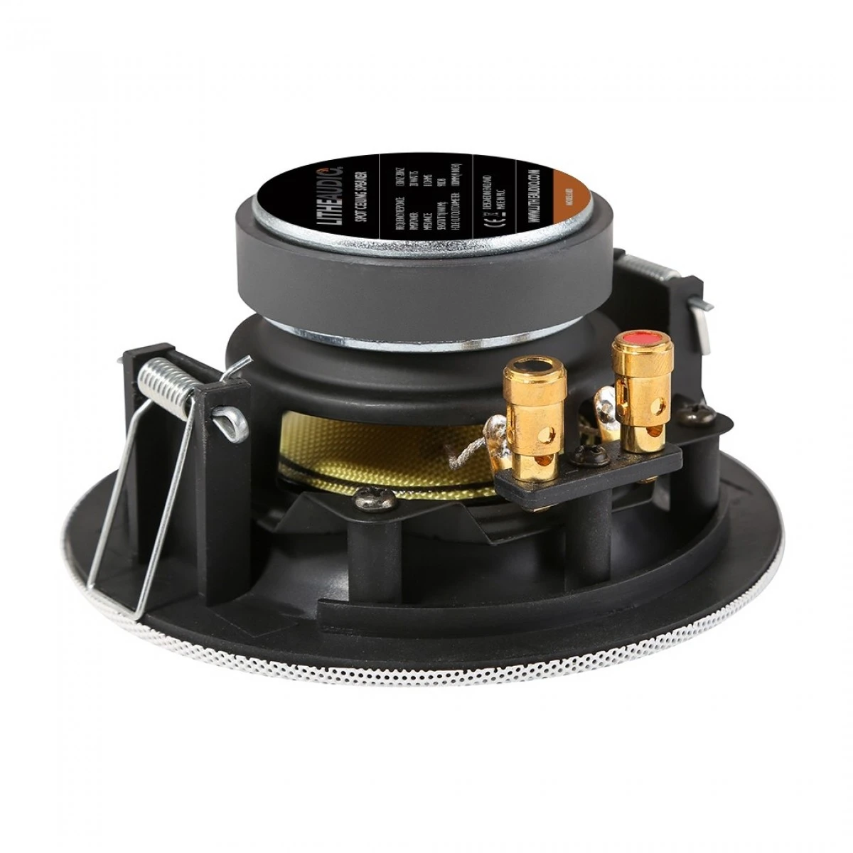 Lithe Audio 3" Spot Passive Ceiling Speaker, Black (Single) - Image 2