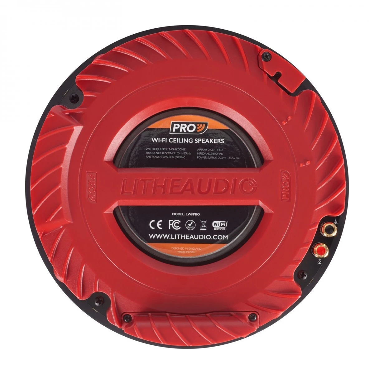 Lithe Audio Pro Series Ceiling Speaker (Pair) W/ WiSA Module - Image 3