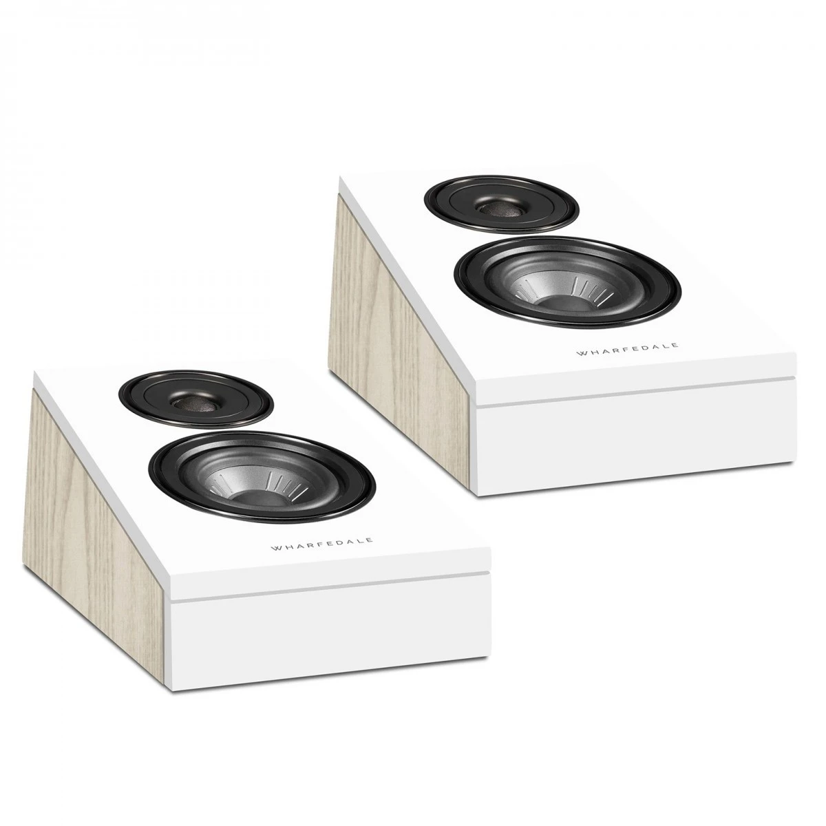 Wharfedale Diamond 12 3D Surround Sound Speakers (Pair), Light Oak - Image 2