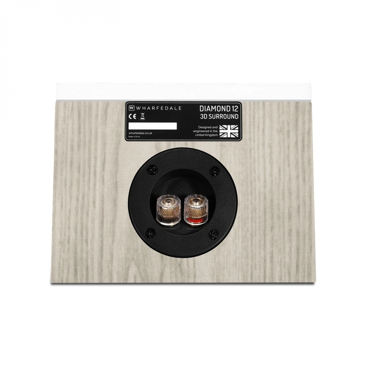 Wharfedale Diamond 12 3D Surround Sound Speakers (Pair), Light Oak - Image 3
