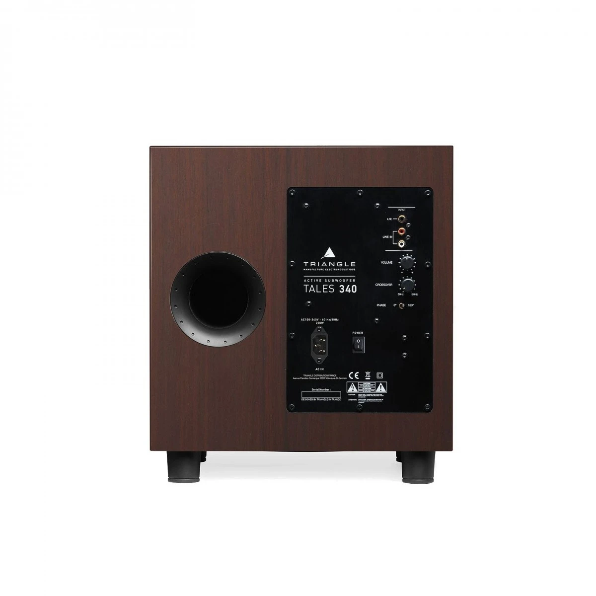 Triangle Tales 340 Subwoofer, Walnut - Image 2