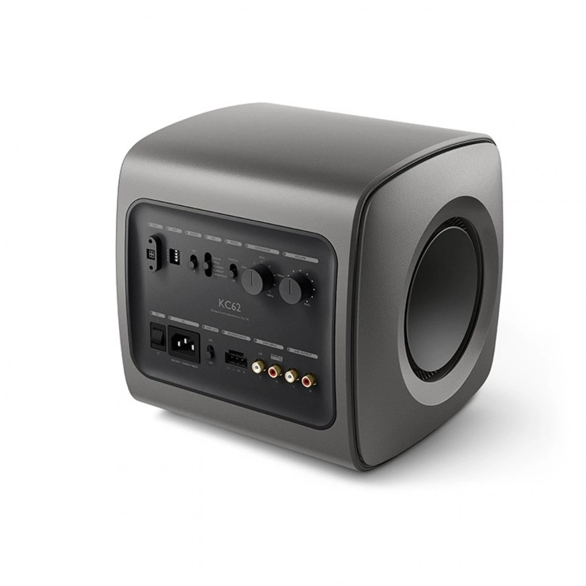 KEF KC62 Subwoofer, Titanium Grey - Image 3