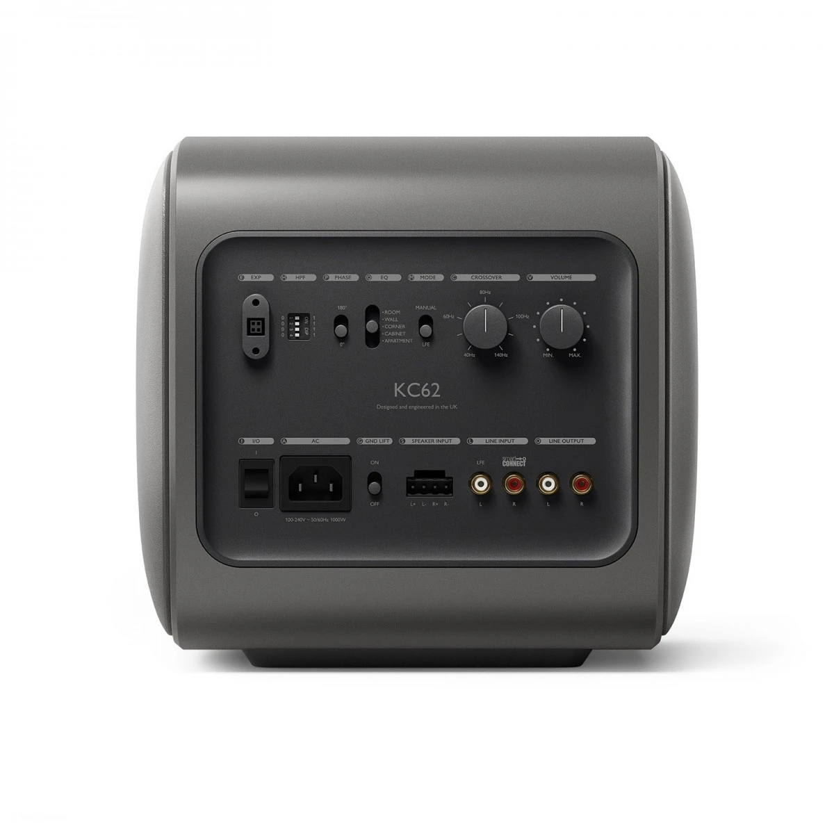 KEF KC62 Subwoofer, Titanium Grey - Image 4