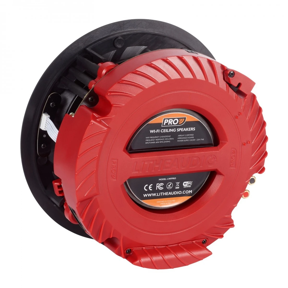 Lithe Audio Pro Series Bluetooth & WiFi IP44 Ceiling Speaker (Single) - Image 2