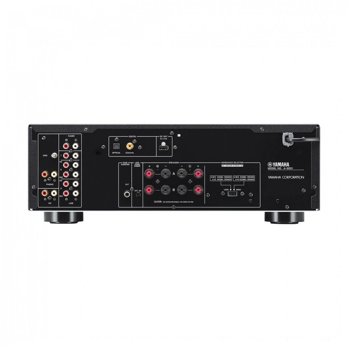 Yamaha A-S501 Amp & Wharfedale 9.1 Speaker, Black Hi-Fi Package