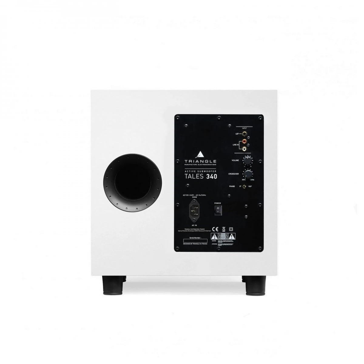Triangle Tales 340 Subwoofer, White - Image 2