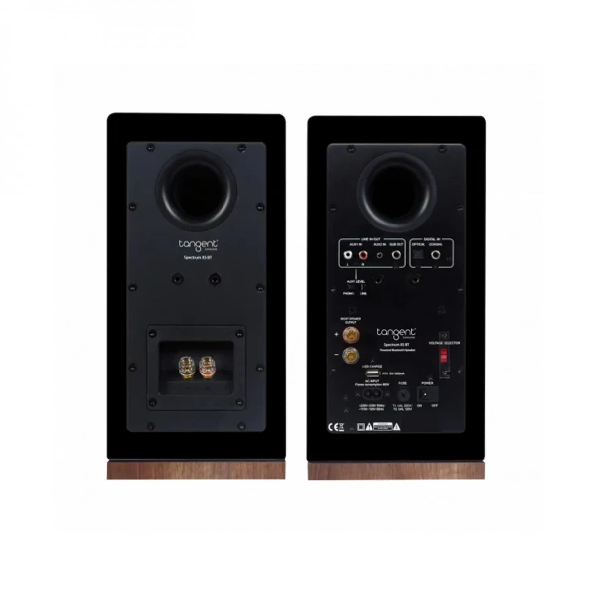 Tangent Spectrum X5 BT Phono Active (Pair), Black - Image 4