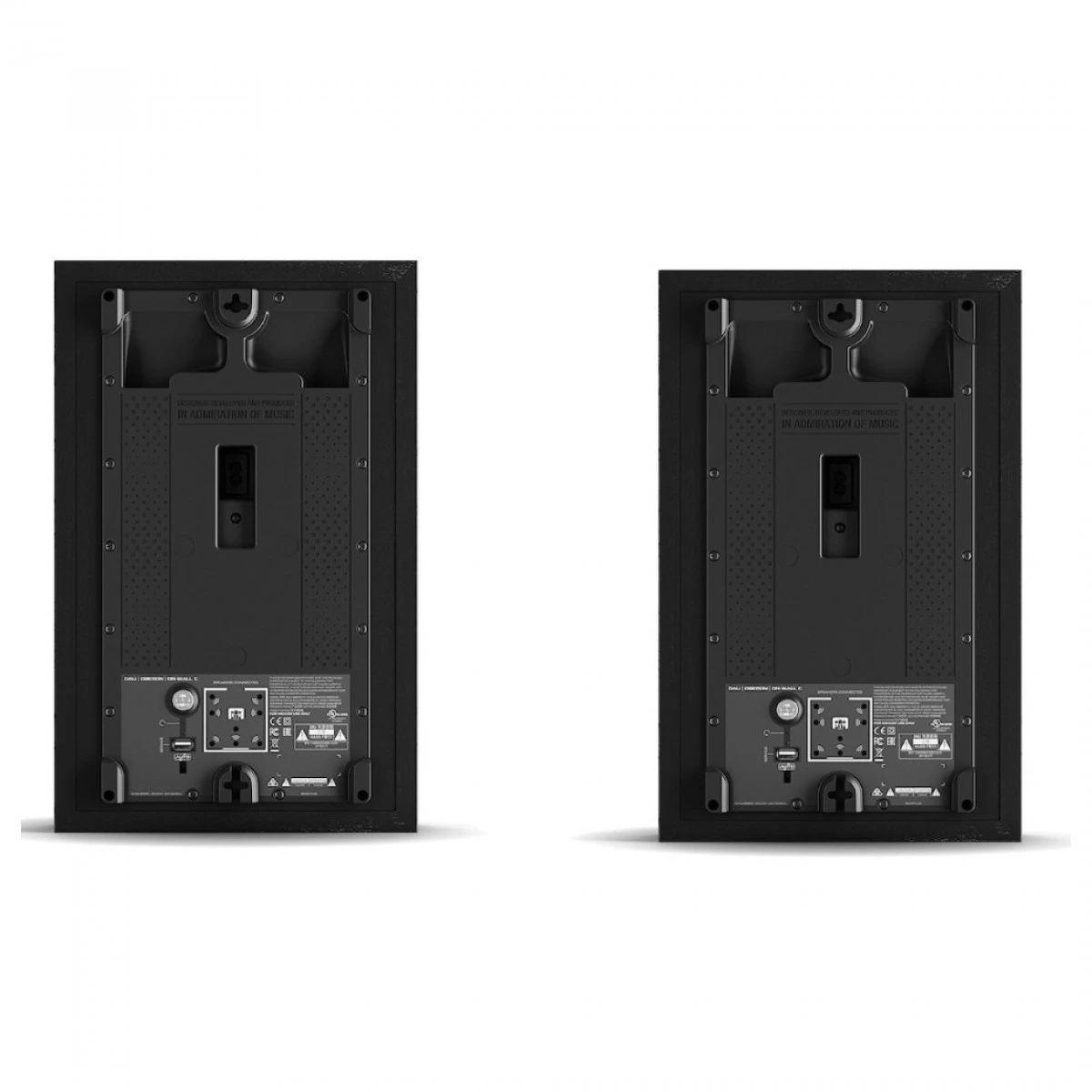 DALI OBERON On Wall C Active Black Ash Speakers (Pair) W/ Sound Hub W/ BluOS Module - Image 3