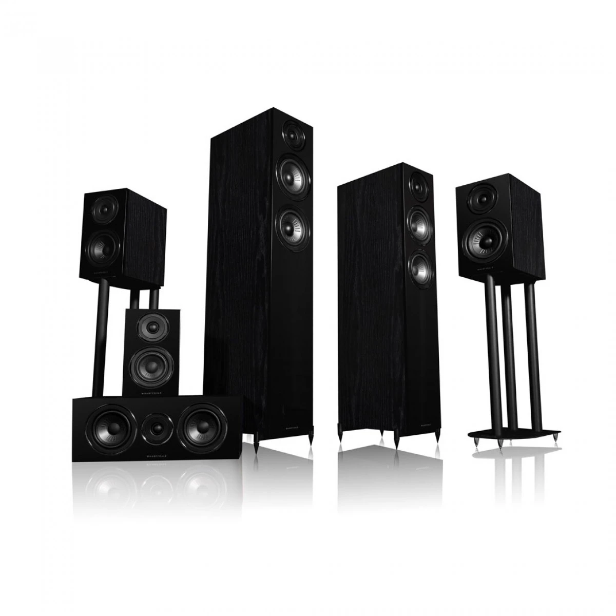 Wharfedale Diamond 12.1 Bookshelf Speakers (Pair), Black Oak - Image 3