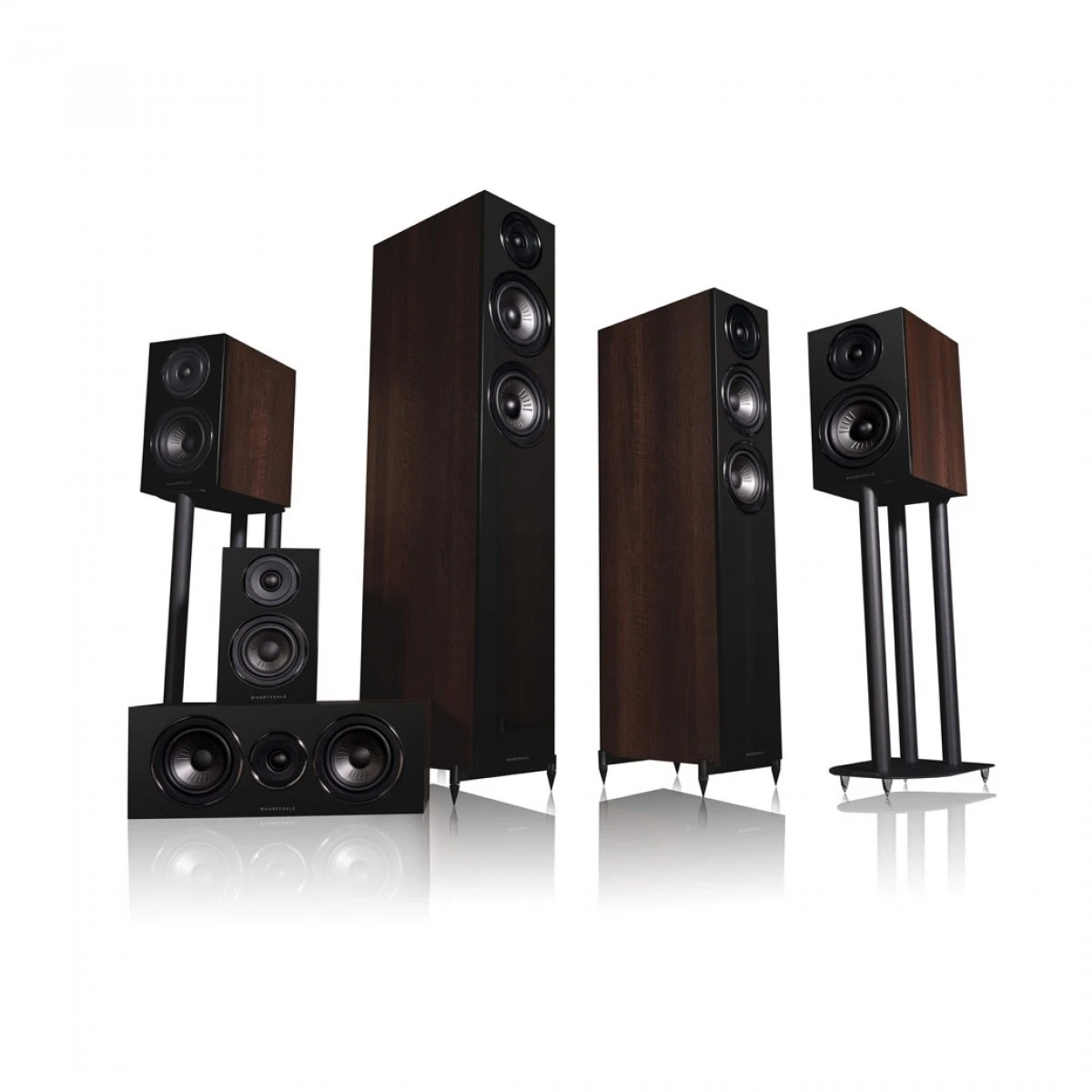 Wharfedale Diamond 12.0 Bookshelf Speakers (Pair), Walnut - Image 3