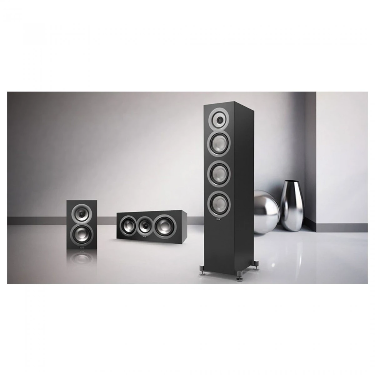 ELAC Uni-Fi FS U5 Floorstanding Speakers (Pair), Satin Black - Image 5