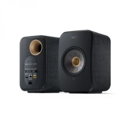 KEF LSX II Wireless Hi-Fi Speaker System (Pair), Carbon Black