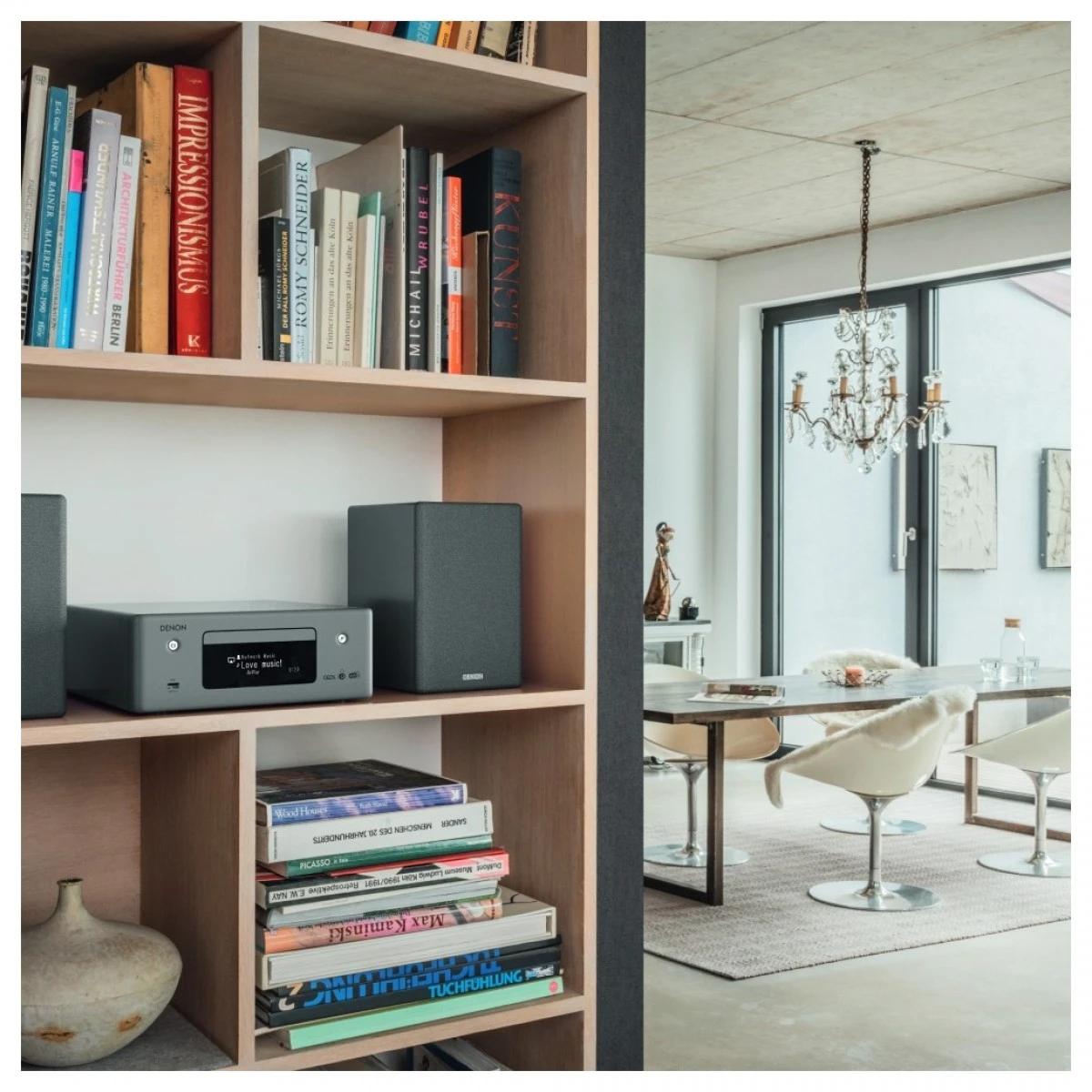 Denon CEOL RCD-N11 Network CD Music System, Grey - Image 3