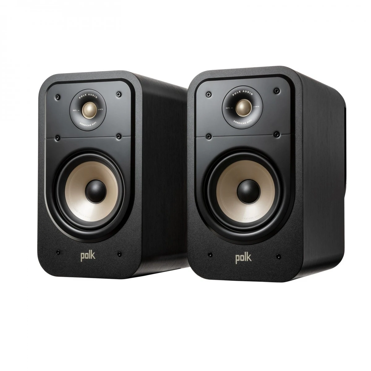POLK Signature Elite ES20 Bookshelf Speaker (Pair), Black - Image 2