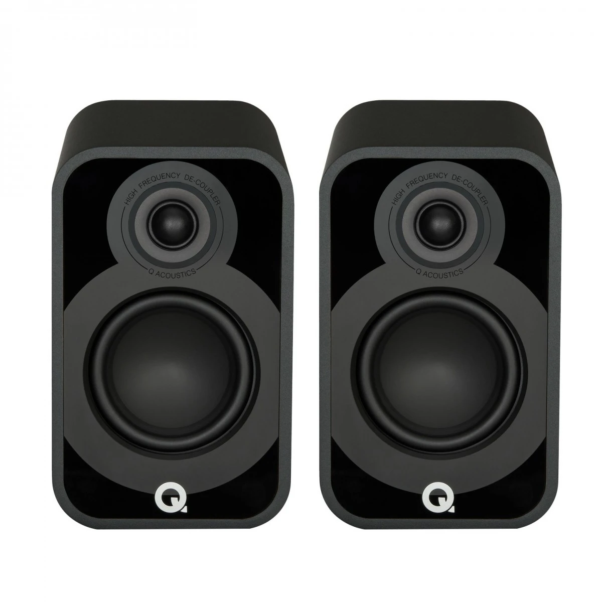 Q Acoustics Q 5020 Bookshelf Speakers, Satin Black (Pair)