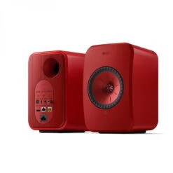 KEF LSX II Wireless Hi-Fi Speaker System (Pair), Lava Red