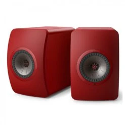 KEF LS50W MKII Special Edition Wireless Speakers (Pair), Crimson Red