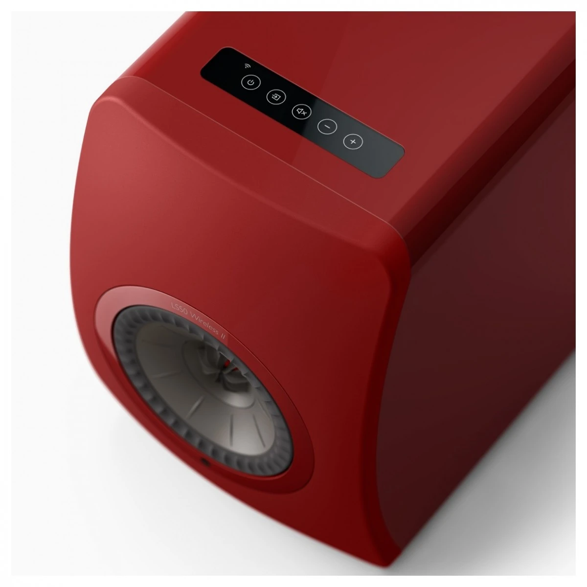 KEF LS50W MKII Special Edition Wireless Speakers (Pair), Crimson Red - Image 4