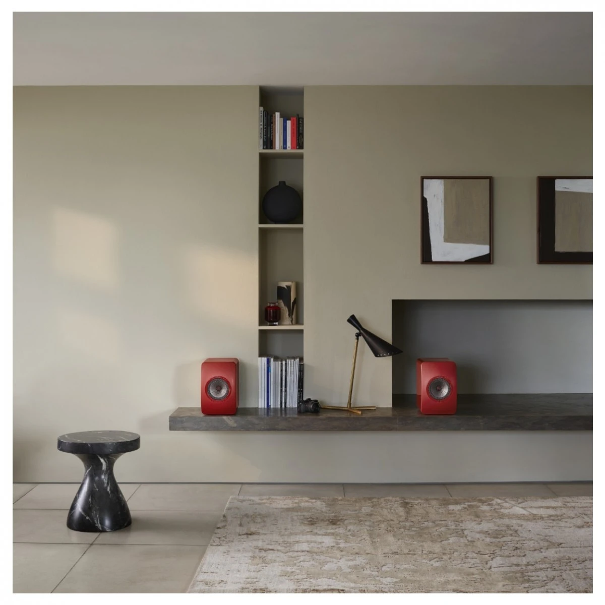 KEF LS50W MKII Special Edition Wireless Speakers (Pair), Crimson Red - Image 6