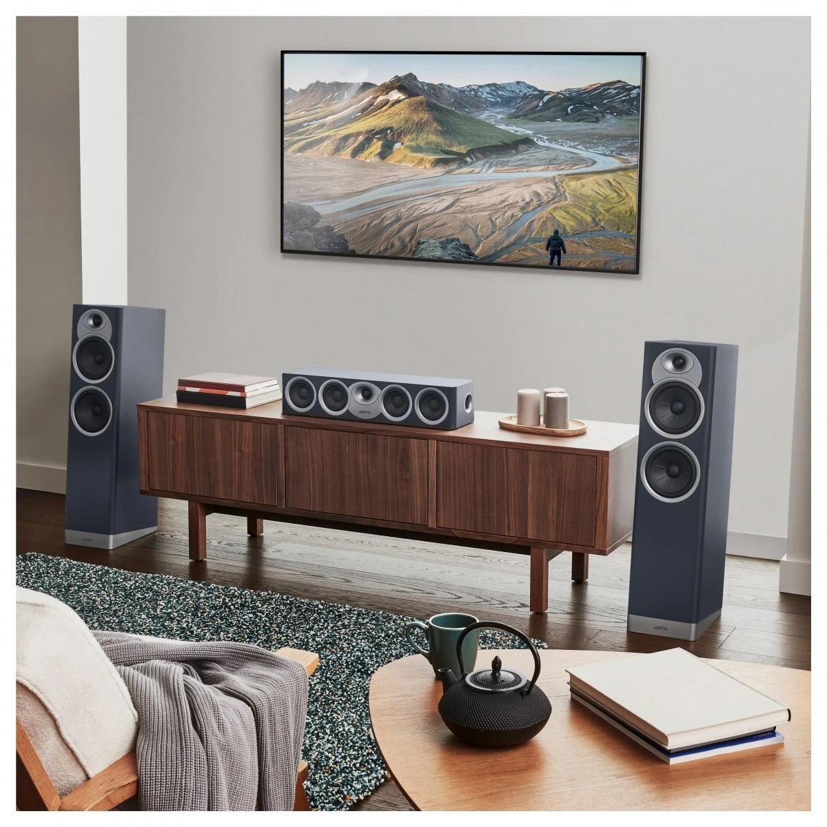 Jamo S7-27F Studio 7 Floorstanding Speakers (Pair), Blue Fjord - Image 8