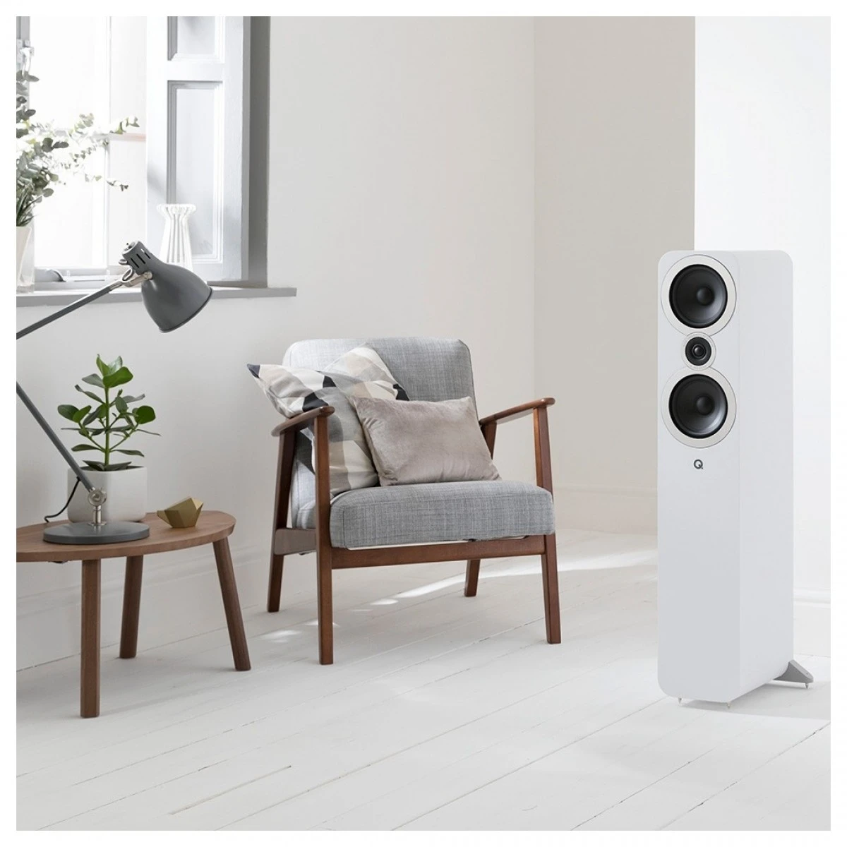 Q Acoustics Q 3050i Floorstanding Speakers (Pair), Arctic White - Image 4
