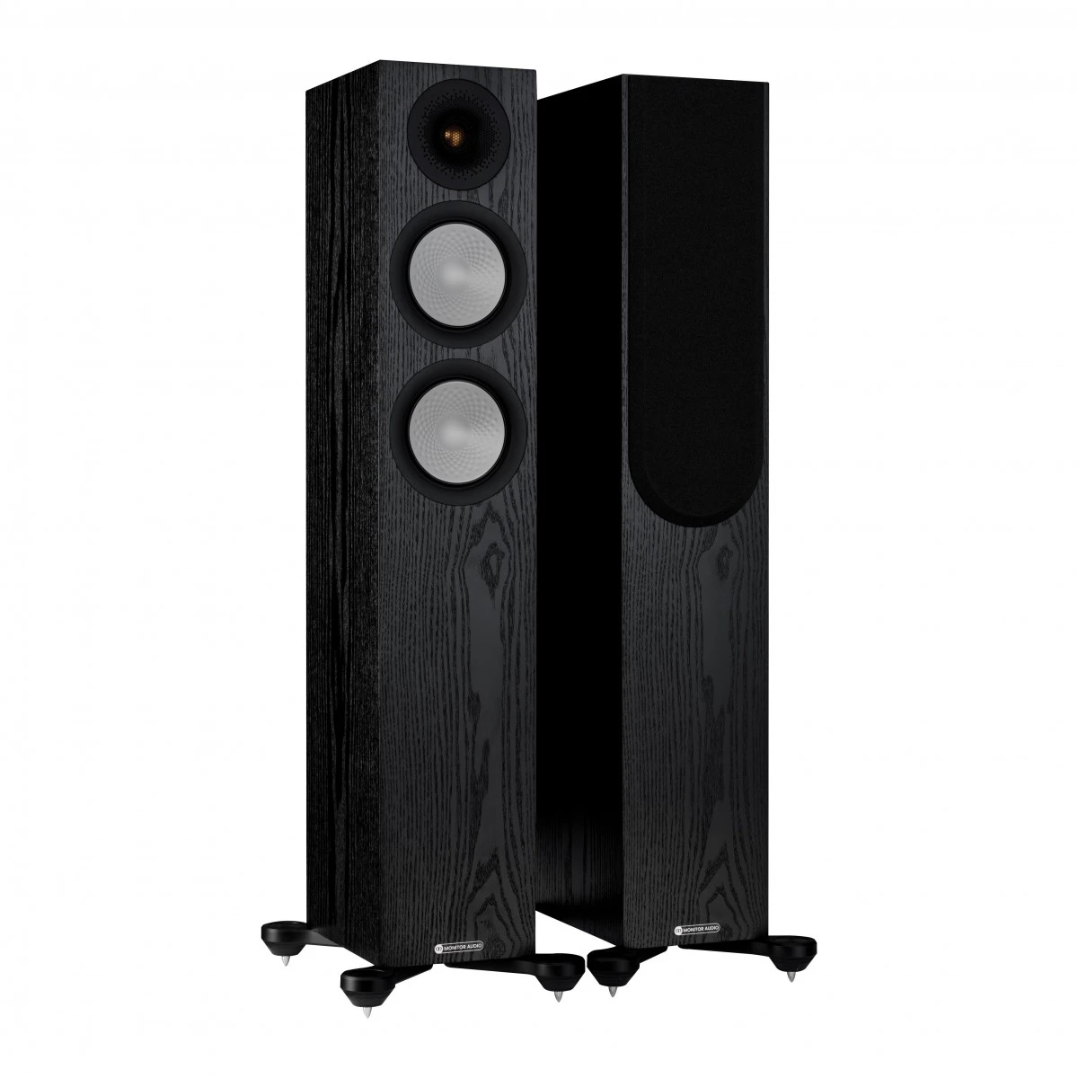 Monitor Audio Silver 200 7G Floorstanding Speaker (Pair), Black Oak